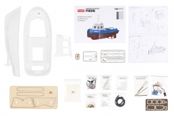 1:50 Fiede přístavní remorkér, délka 164 mm (stavebnice)