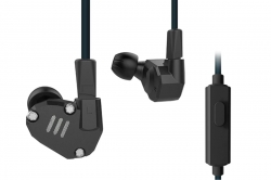 KZ ZS6 Slúchadlá s mikrofónom čierna KZ17