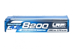 LRP 1/12 Hyper LCG Modified Graphene-4.2 LiPo – 1S 3.7 V 8200mAh Hardcase (130C/65C)