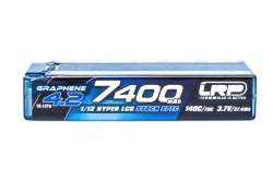 LRP 1/12 Hyper LCG Modified Graphene-4.2 LiPo – 1S 3.7V 7400mAh Hardcase (140C/70C)