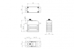 MKS HV9767 servo (3 ks) & MKS HBL990 servo (1 ks) Combo Pack