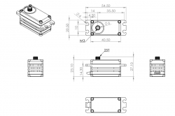 MKS HBL650SL servo (Low Profile)