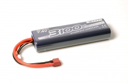 NOSRAM 3100mAh - 7.4V - 50C LiPo Car Stickpack Hardcase - T-DYN konektor N999301U