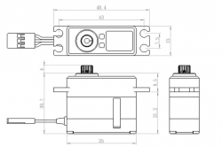 Savöx SV-1261MG BB HiVolt Digital Servo