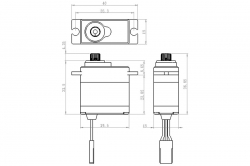 Savöx SW-1250MG+ HiVolt Digital Servo (Waterproof)