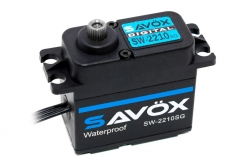 SW-2210SG BRUSHLESS BLACK WATERPROOF HiVOLT Digitálne servo (45kg-0,10 s/60 °) SAVOX-SW2210SG