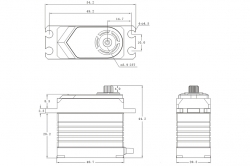 SRT T55 HiVolt Coreless DIGITAL Servo