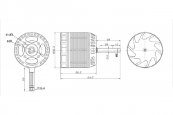 Sunnysky M4530R 518kV Heli BLS motor