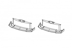 Turbo Racing Náhradný predný spojler karosérie C75 2ks TB-760188