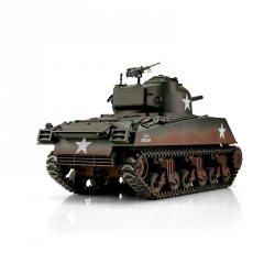 1:16 RC tank M4A3 Sherman s IR bojovým systémem (zelená kamufláž)