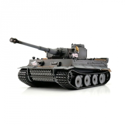 TORRO tank PRO 1/16 RC Tiger I predchádzajúca verzia šedá kamufláž - BB - dym z hlavne TOR11701-GY