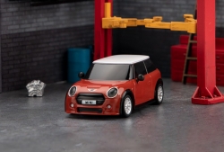 1/76 On-Road RC Car RTR (Licencovaná karoséria MINI Cooper, červená s bielou strechou) TRBC1B01